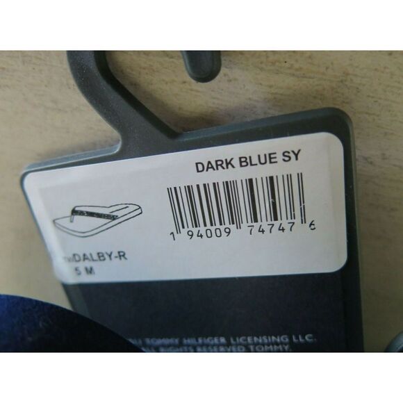 Tommy Hilfiger Women's Size 5 Dark Blue Plaid Thong Rubber Flip Flop Sandals - Picture 9 of 9